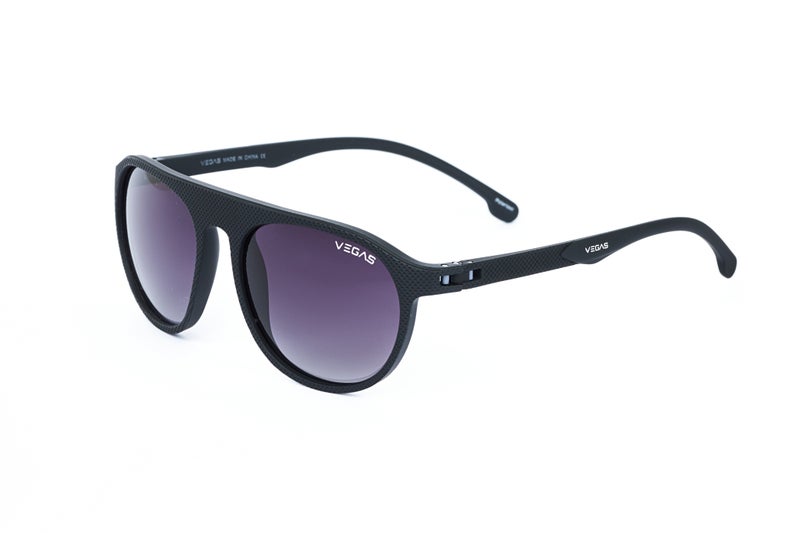 VEGAS Full Rim Aviator Men Grey  Sunglasses V3010 C1 - Image 2